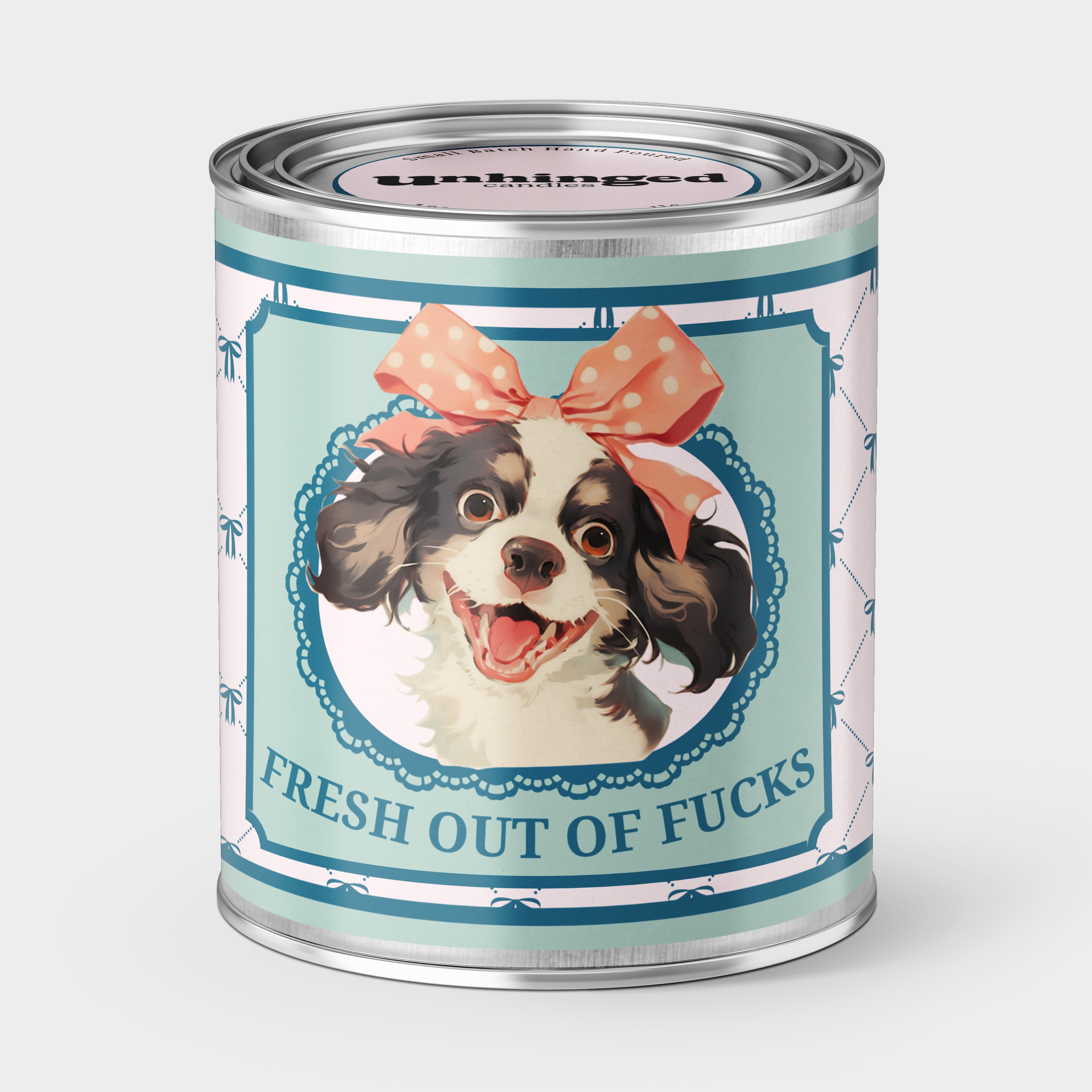 Fresh Out of Fucks to Give Dog Candle